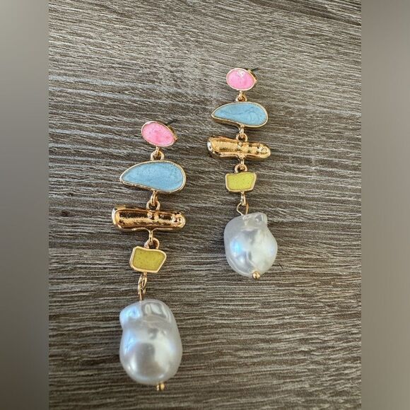 Bohemian drop earrings A1166 - Picture 2 of 4